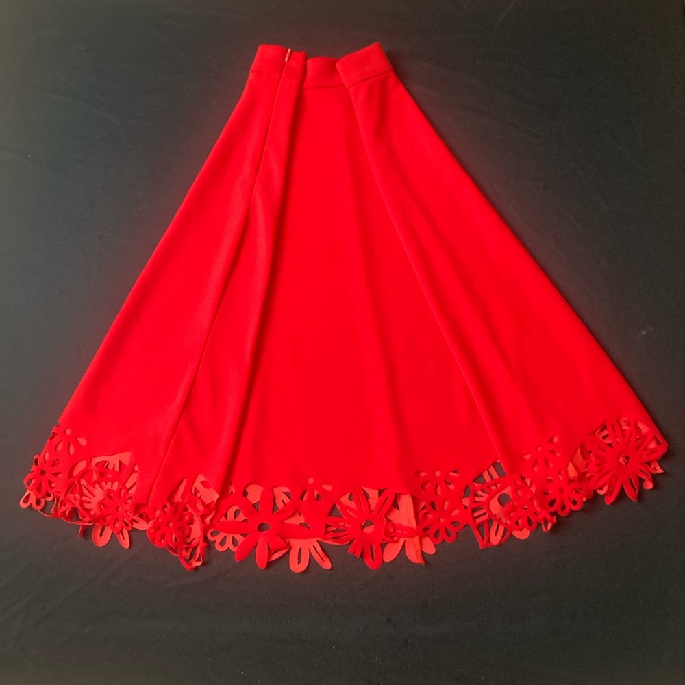 Long Red Skirt